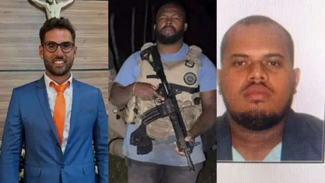 vereador morto e os dois suspeitos no crime