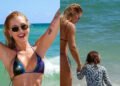 Virginia Fonseca curte dia de praia com os filhos em Miami após término