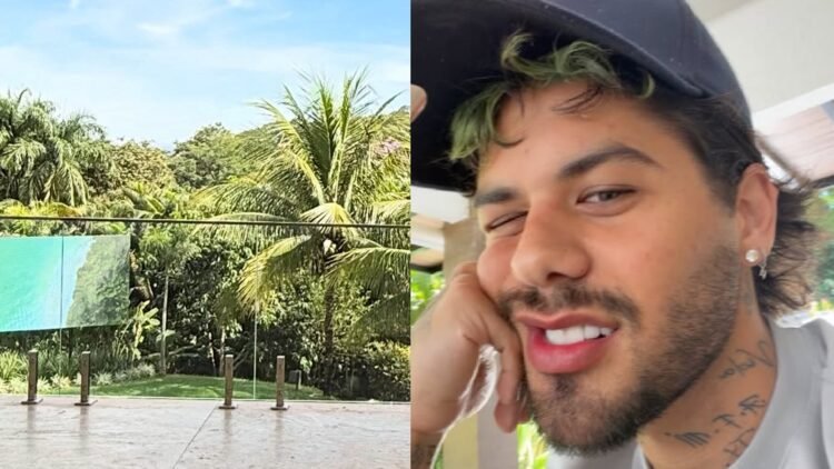 Zé Felipe conhece mansão de luxo avaliada em R$ 24 milhões em Goiânia